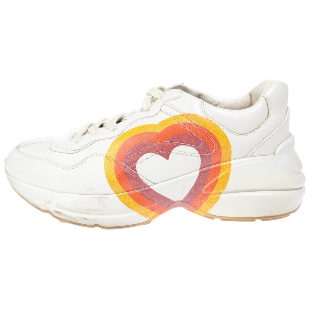 GUCCI(グッチ) インターロッキングG ハート スニーカー アイボリー #37 1/2 550049 レディース