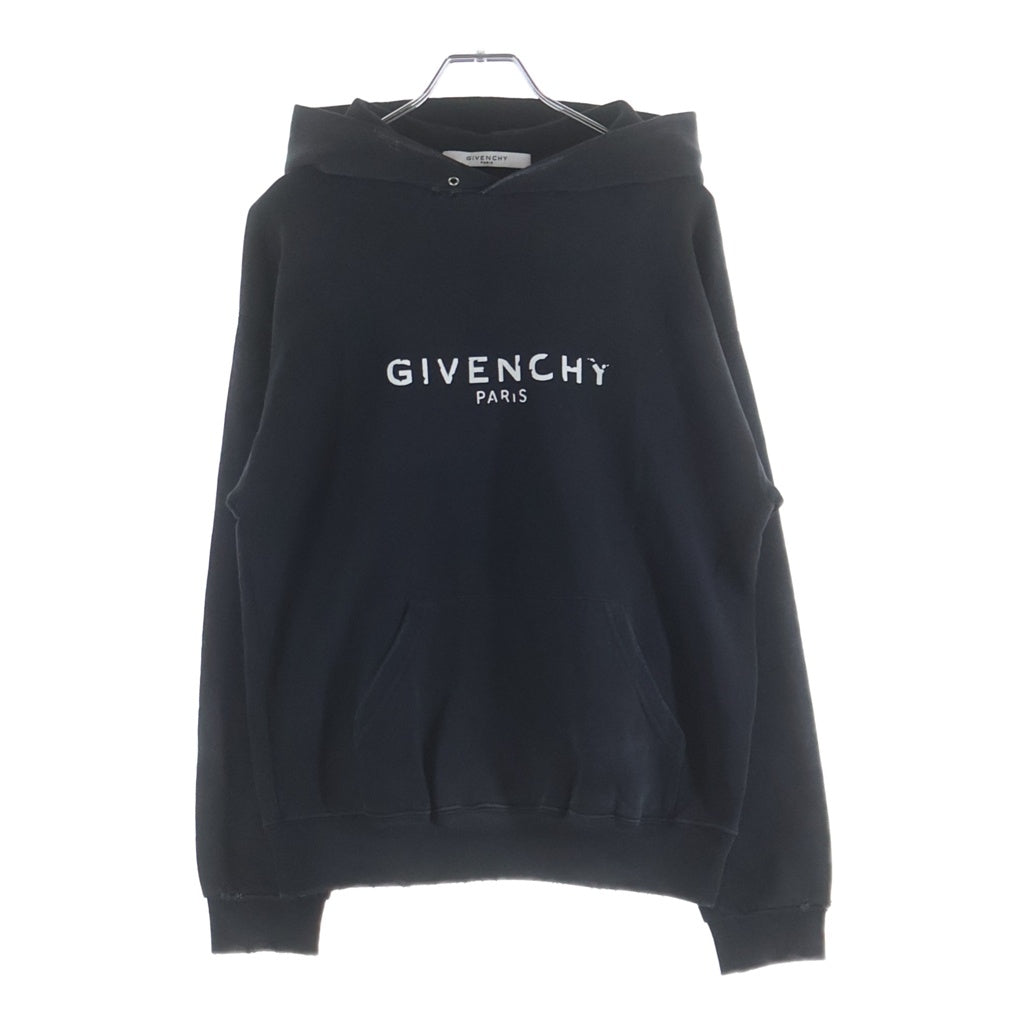 GIVENCHY(ジバンシィ) フロントロゴプリント プルオーバーパーカー フーディー #XS レディース
