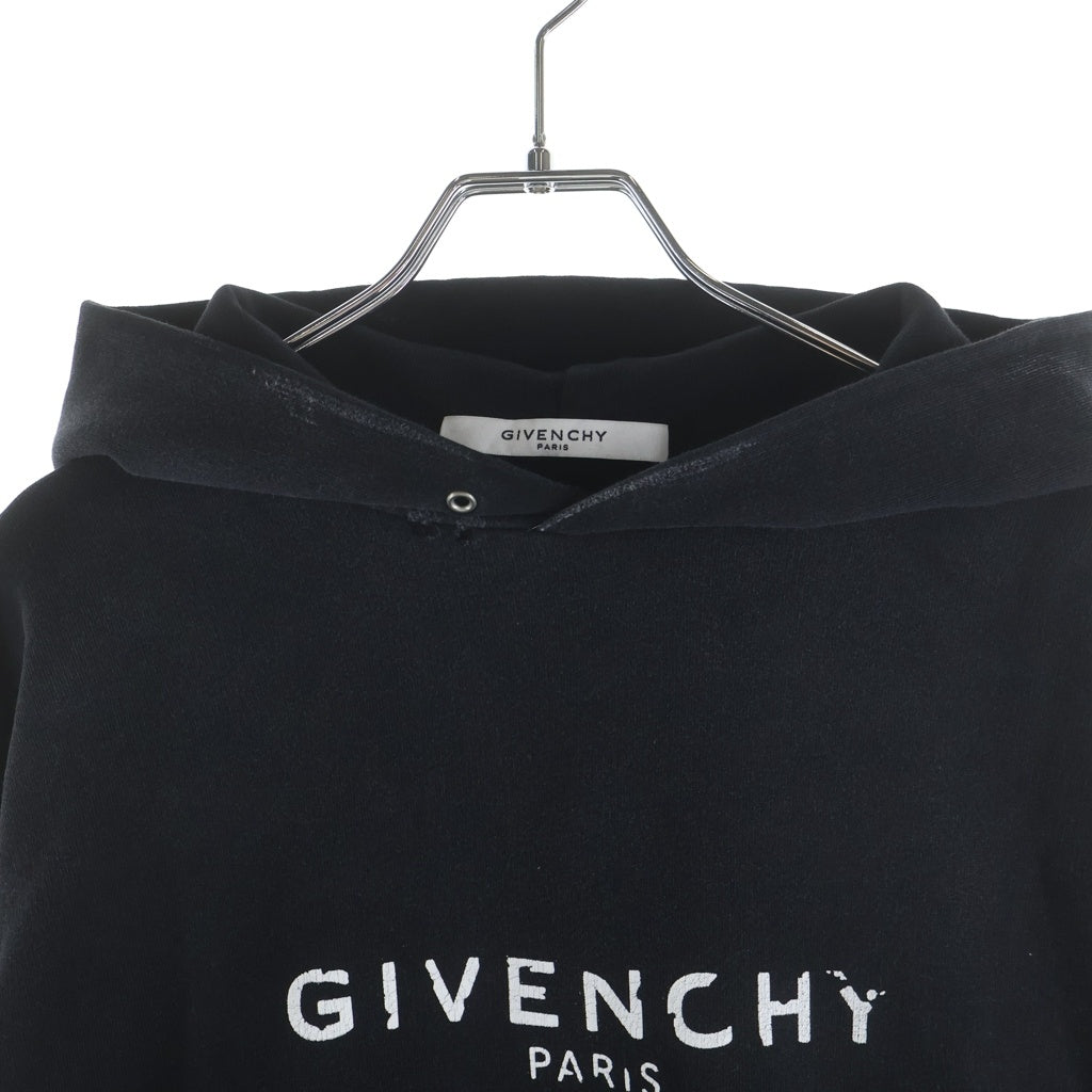 GIVENCHY(ジバンシィ) フロントロゴプリント プルオーバーパーカー フーディー #XS レディース