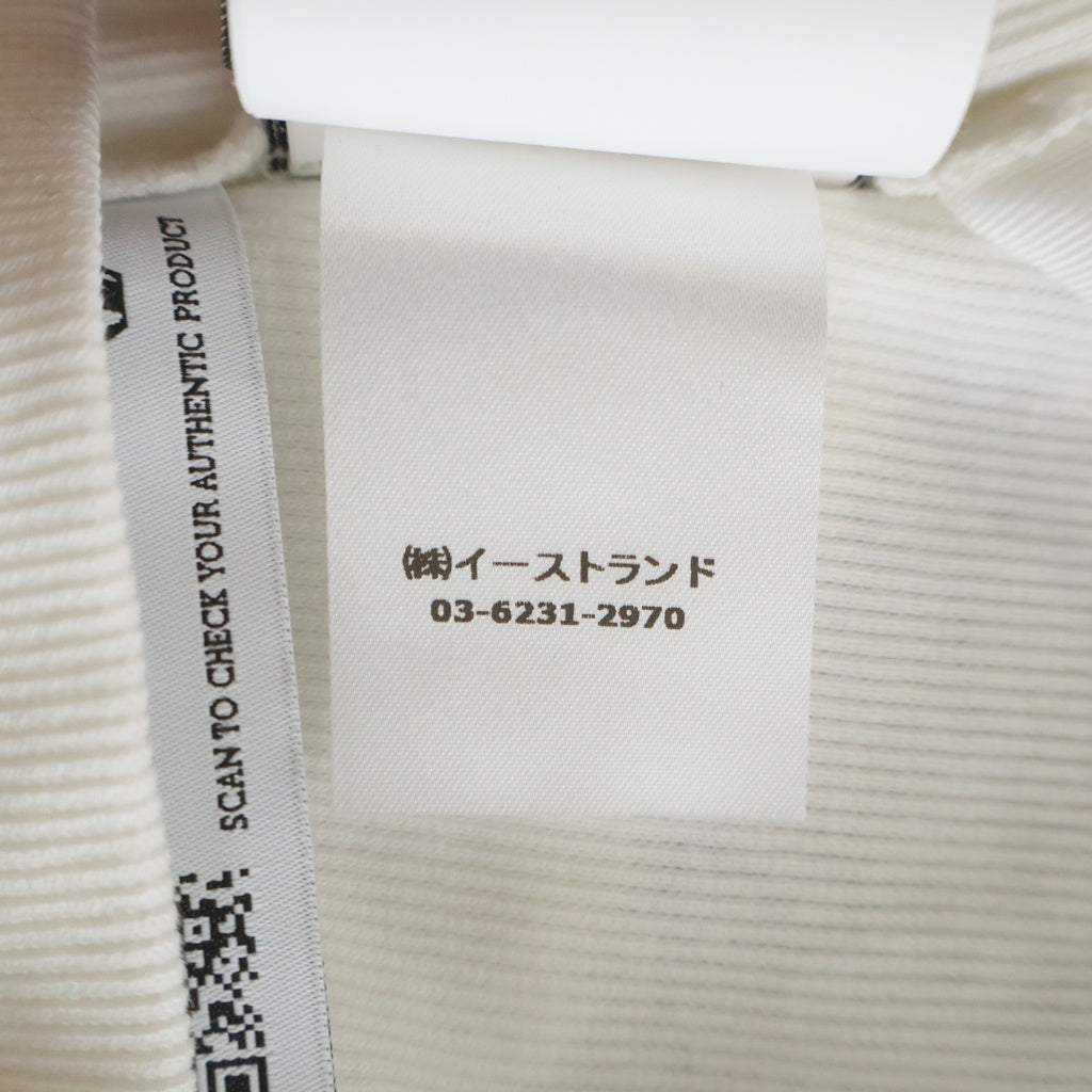 OFF-WHITE(オフホワイト) Off Stamp Ribbed Tank Top フロントプリントタンクトップ ホワイト #38 レディース