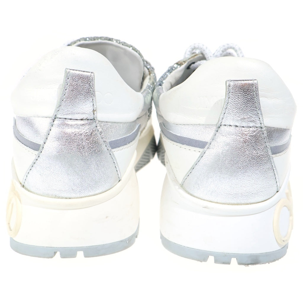 JIMMY CHOO(ジミーチュウ) グリッター スニーカー シルバー #35 レディース