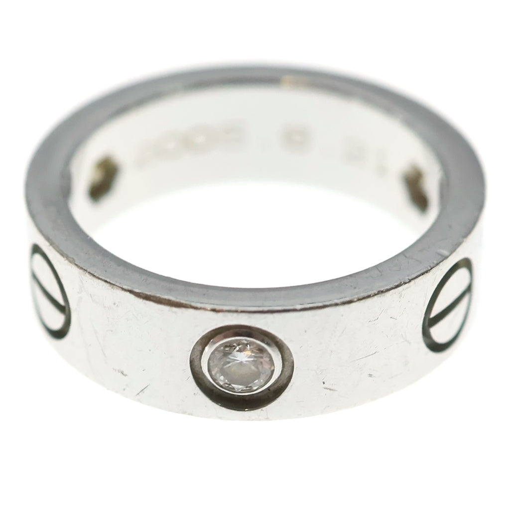 Cartier(カルティエ) ラブリング 3PD ダイヤ ホワイトゴールド Au750 #9.5 レディース