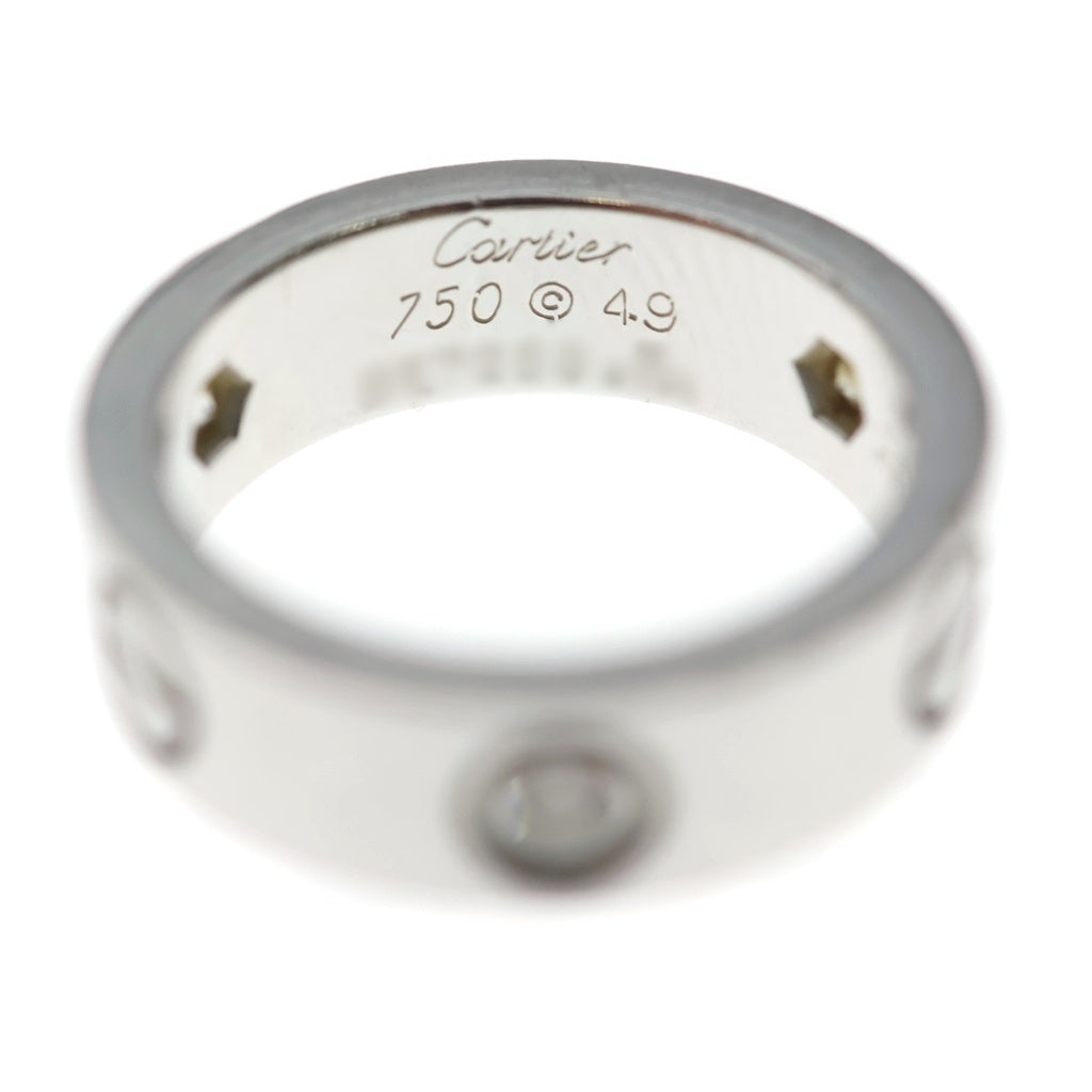 Cartier(カルティエ) ラブリング 3PD ダイヤ ホワイトゴールド Au750 #9.5 レディース