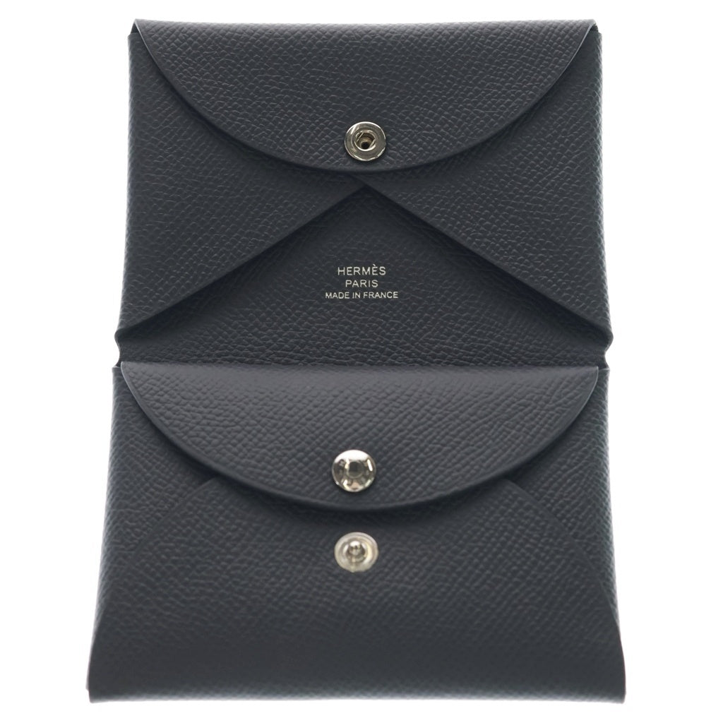 新品 HERMES カルヴィデュオ 刻印W　国内店舗購入品　アルドワーズ HERMES(エルメス) カルヴィ デュオ ヴォーエプソン レザー