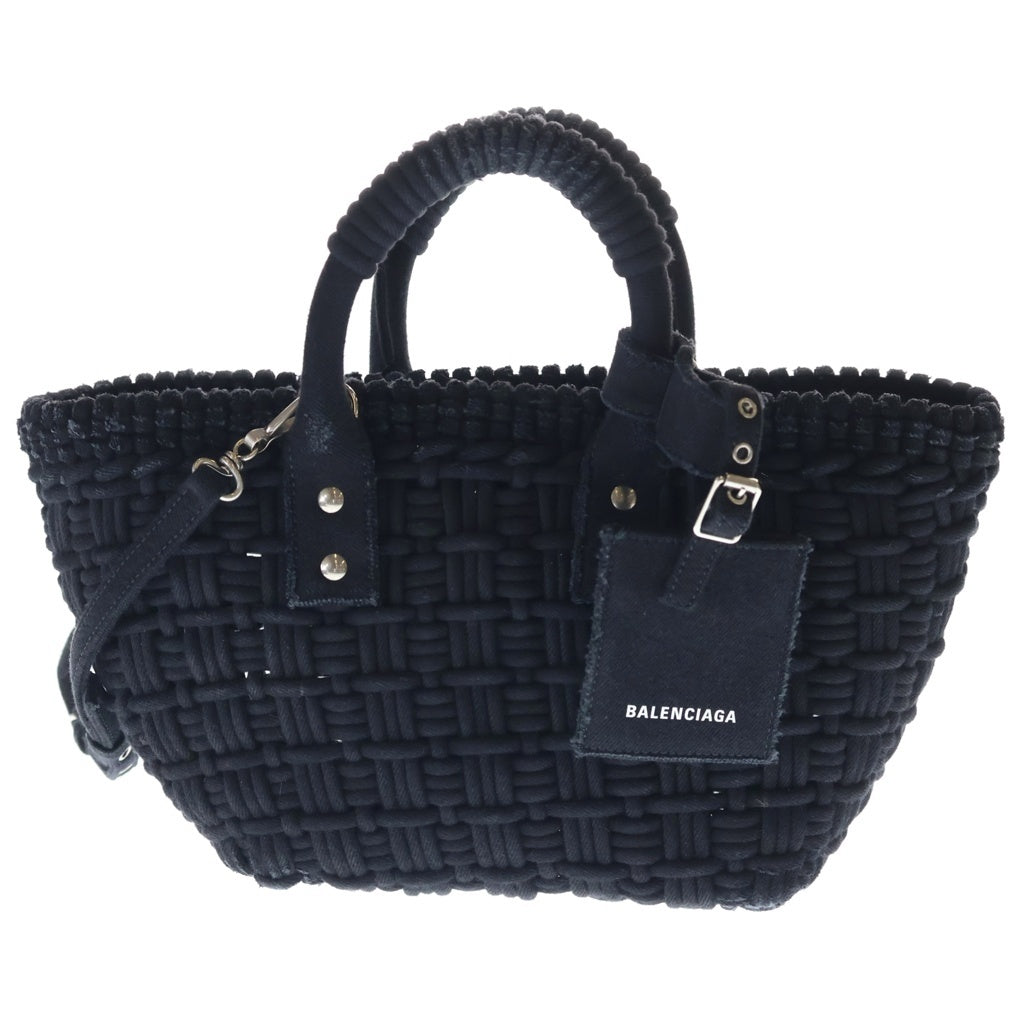 バレンシアガ　トートバッグ　ビストロXS ブラック　美品 BALENCIAGA(バレンシアガ) ビストロXS 2WAYハンドバッグ ショルダー