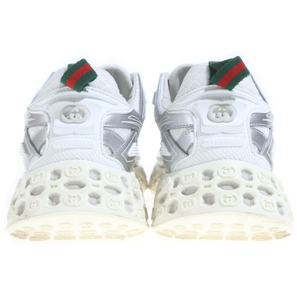 GUCCI(グッチ) cub3d キューブド レースアップ ローカットシューズ スニーカー シルバー 819709