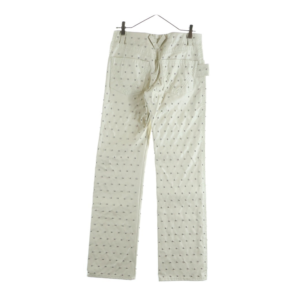 BOTTEGA VENETA(ボッテガヴェネタ) スタッズロングパンツ アイボリー #38 レディース