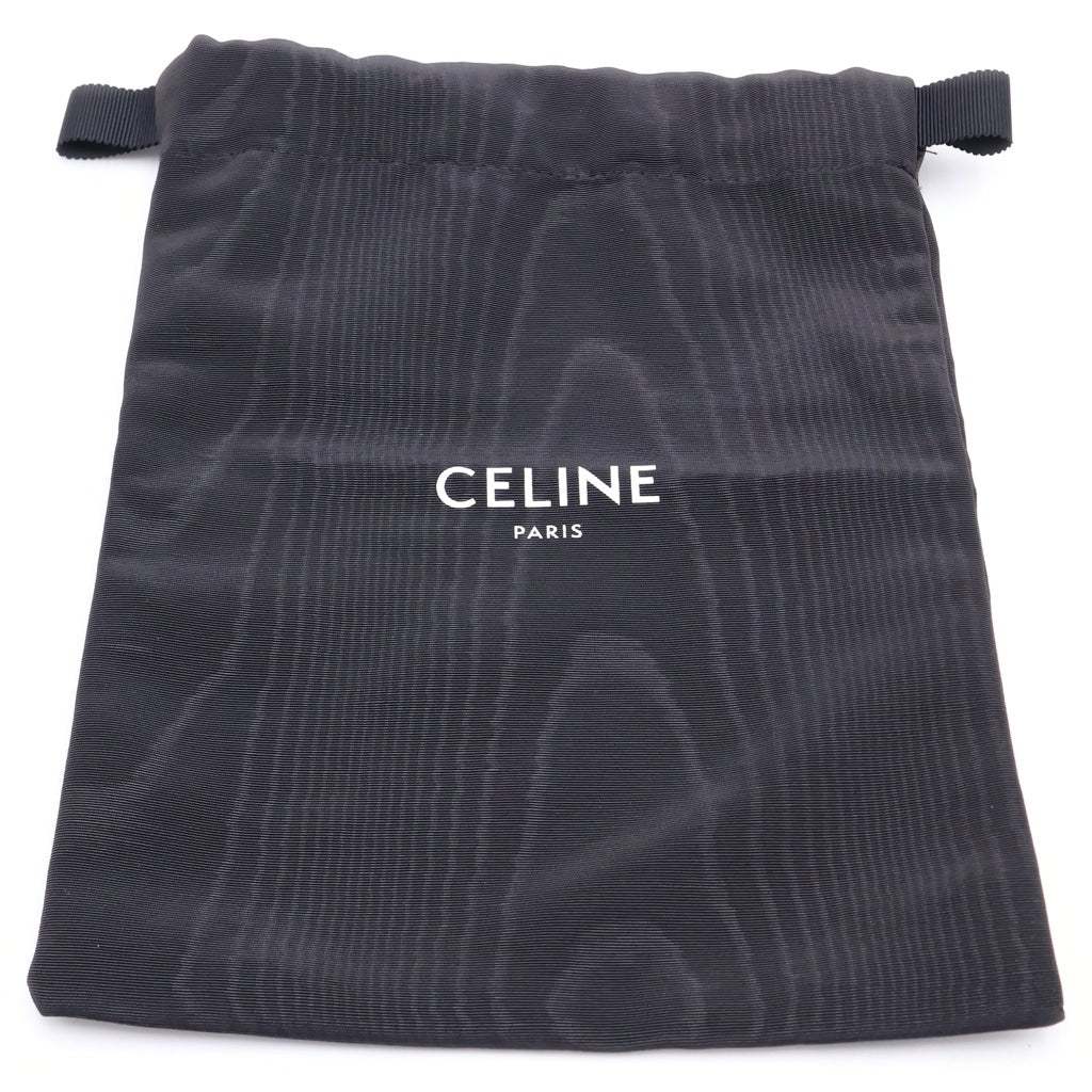 CELINE(セリーヌ) スモールトリオンフ バックル レザー ベルト ブラック レディース