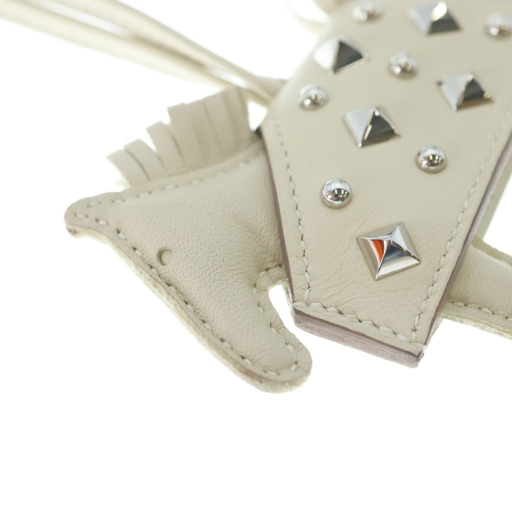 HERMES(エルメス) ロベオ ロック PM ロデオチャーム クレ レザー