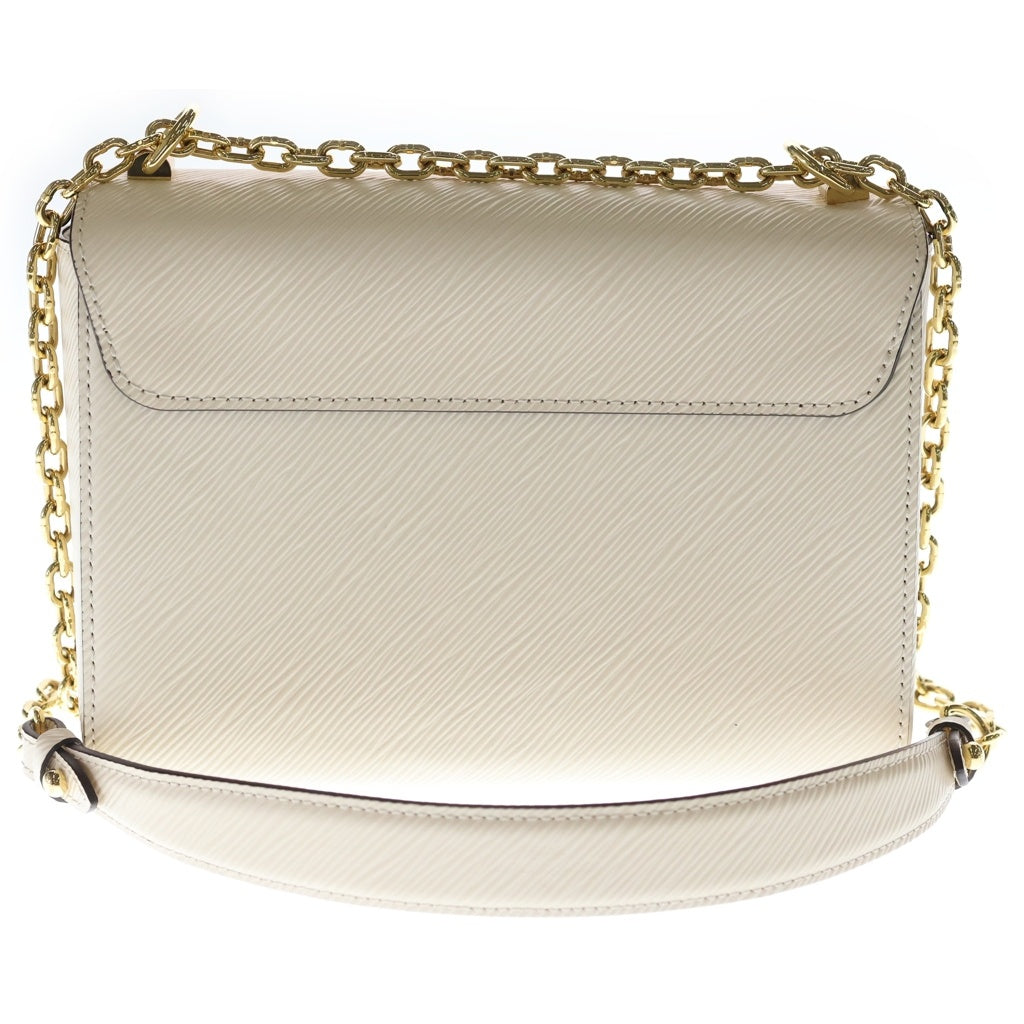 LOUIS VUITTON(ルイヴィトン) エピ ツイストMM ショルダーバッグ チェーンバッグ ハンドバッグ 2WAYバッグ ホワイト レザー M55513 ゴールド金具 レディース