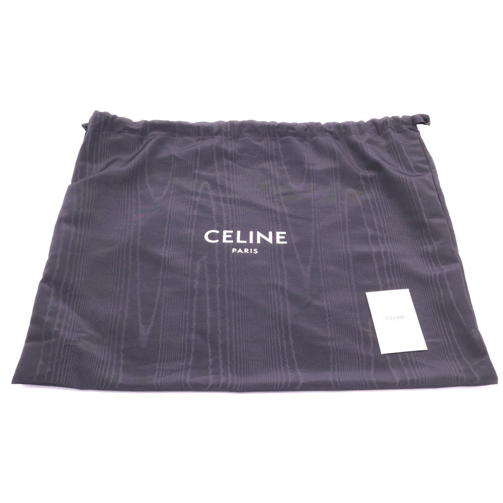 CELINE(セリーヌ) カバタイス ラージ トリオンフ キャンバス×レザー トートバッグ ベージュ レディース