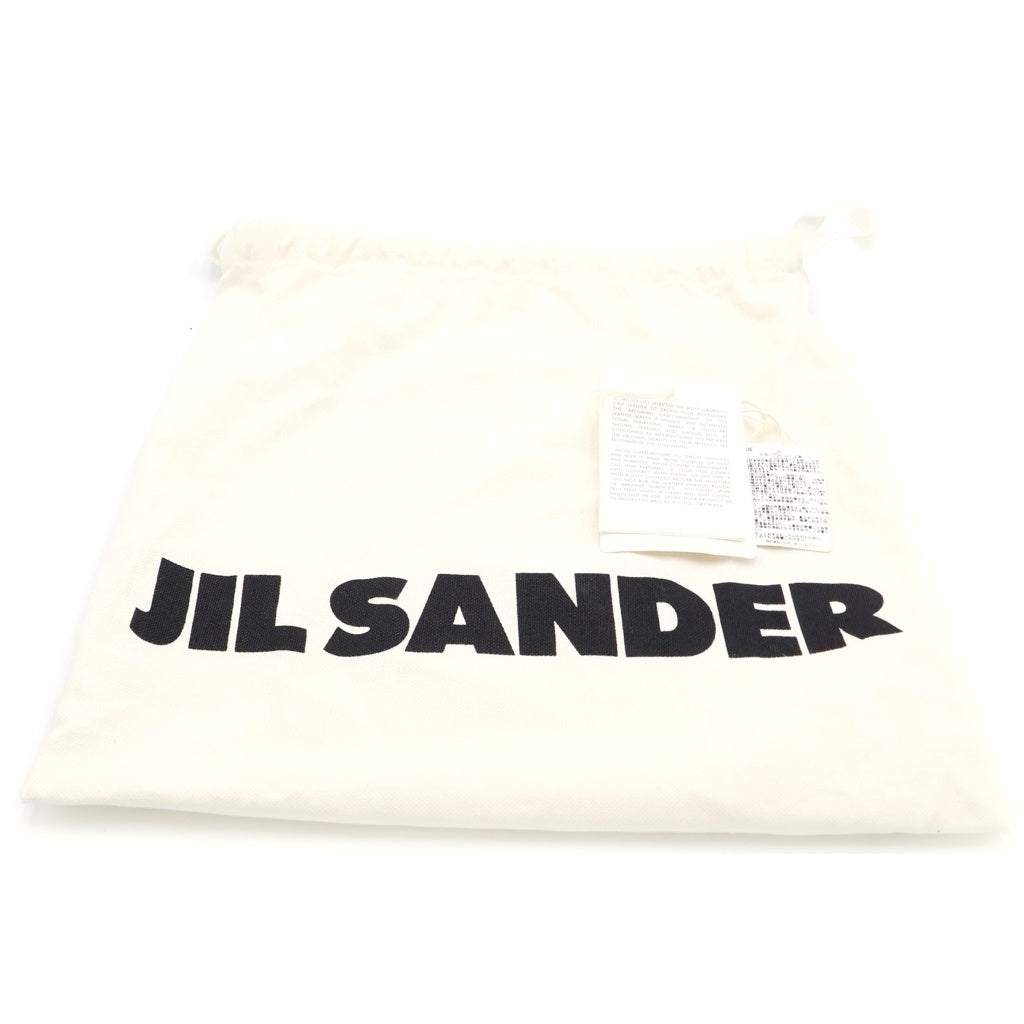 JIL SANDER(ジルサンダー) GOJI ミニバンブー レザー がま口 2WAY ハンドバッグ ショルダーバッグ ブラック レディース