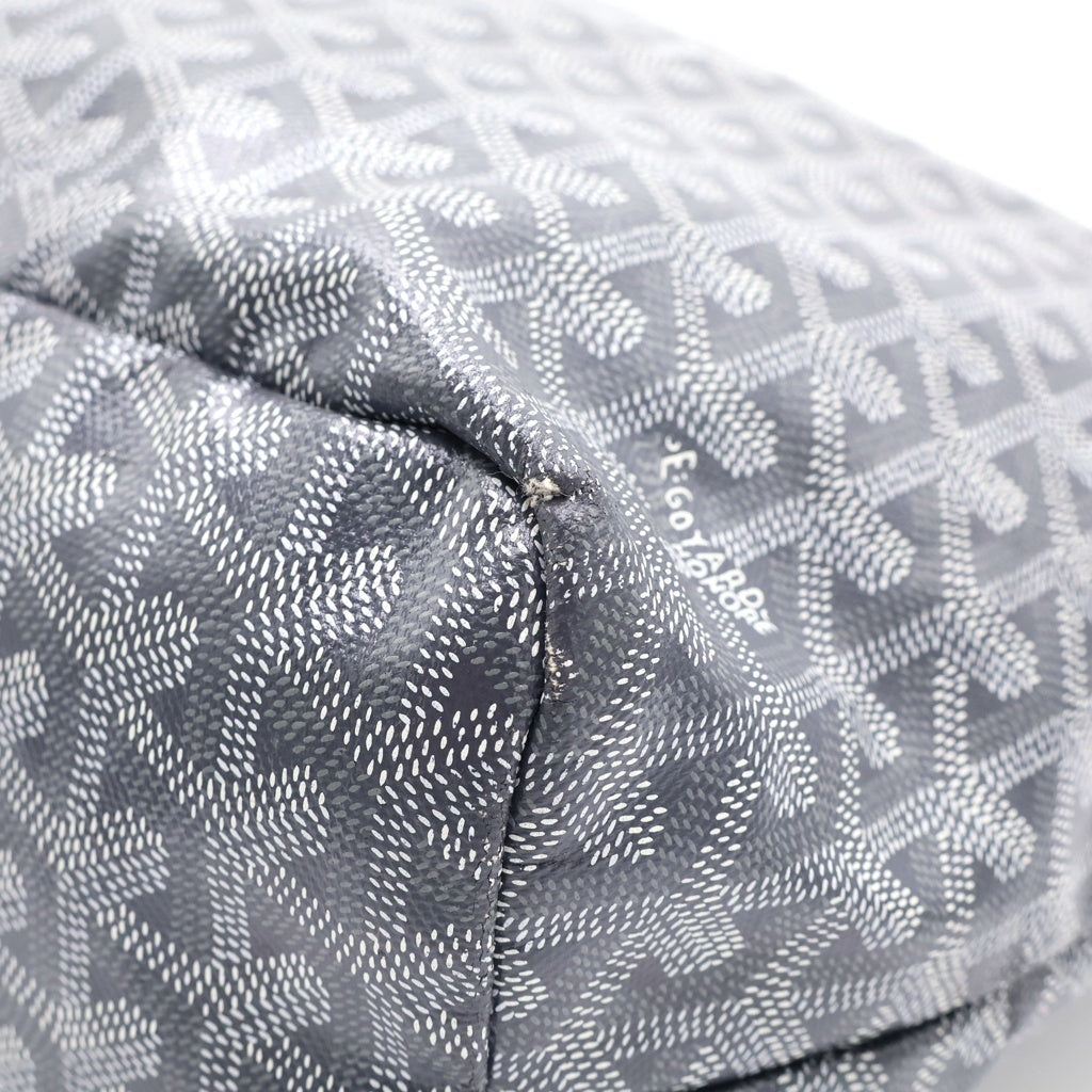 GOYARD(ゴヤール) サンルイPM PVCレザー ハンドバッグ ショルダーバッグ グレー レディース
