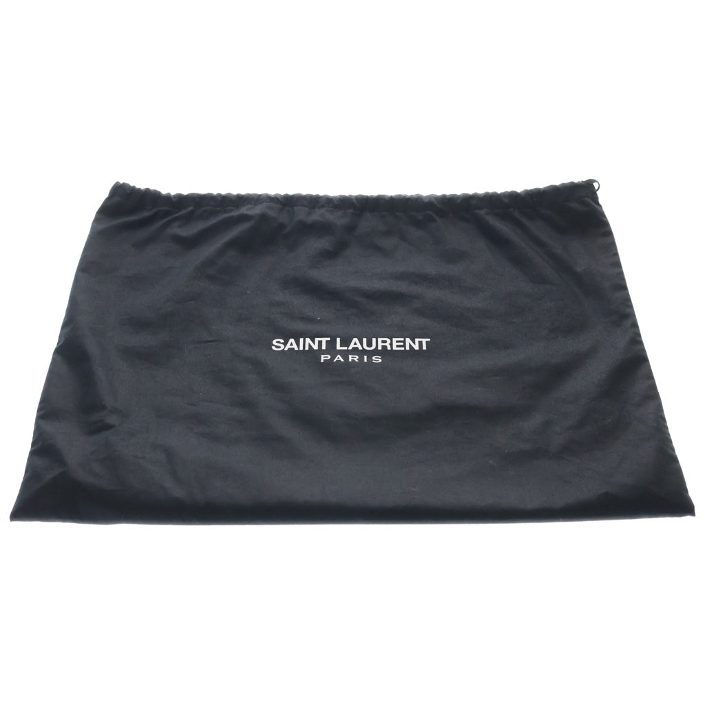 SAINT LAURENT PARIS(サンローランパリ) Yライン プチカバス 2WAYバッグ ハンドバッグ ショルダーバッグ ベージュ レザー ゴールド金具 レディース