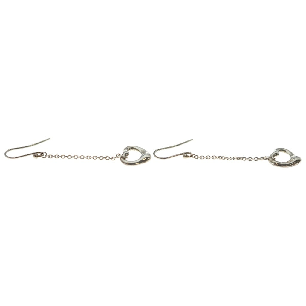 TIFFANY & Co.(ティファニー) エルサペレッティ オープンハート ドロップピアス シルバー SV925 レディース