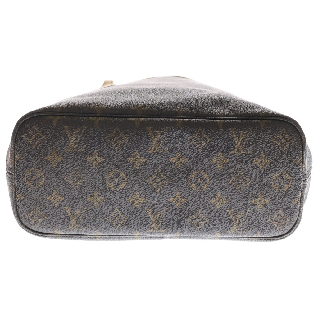 LOUIS VUITTON(ルイヴィトン) モノグラム ネヴァーフルPM ハンドバッグ トートバッグ ブラウン レザー×PVC M40155 ゴールド金具 レディース