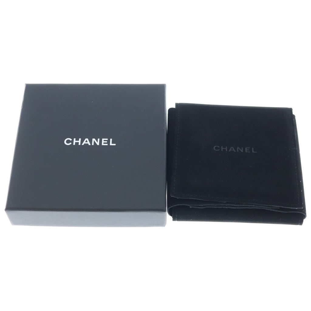 CHANEL(シャネル) ココマーク ラインストーン フープピアス ゴールド レディース