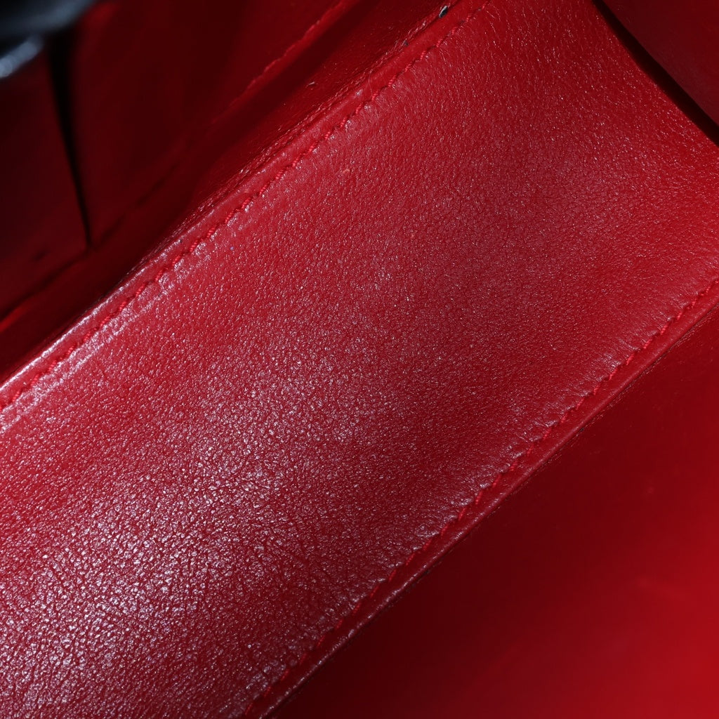 CELINE(セリーヌ) パイソン ハンドバッグ ミニバッグ グレー シルバー金具 レディース