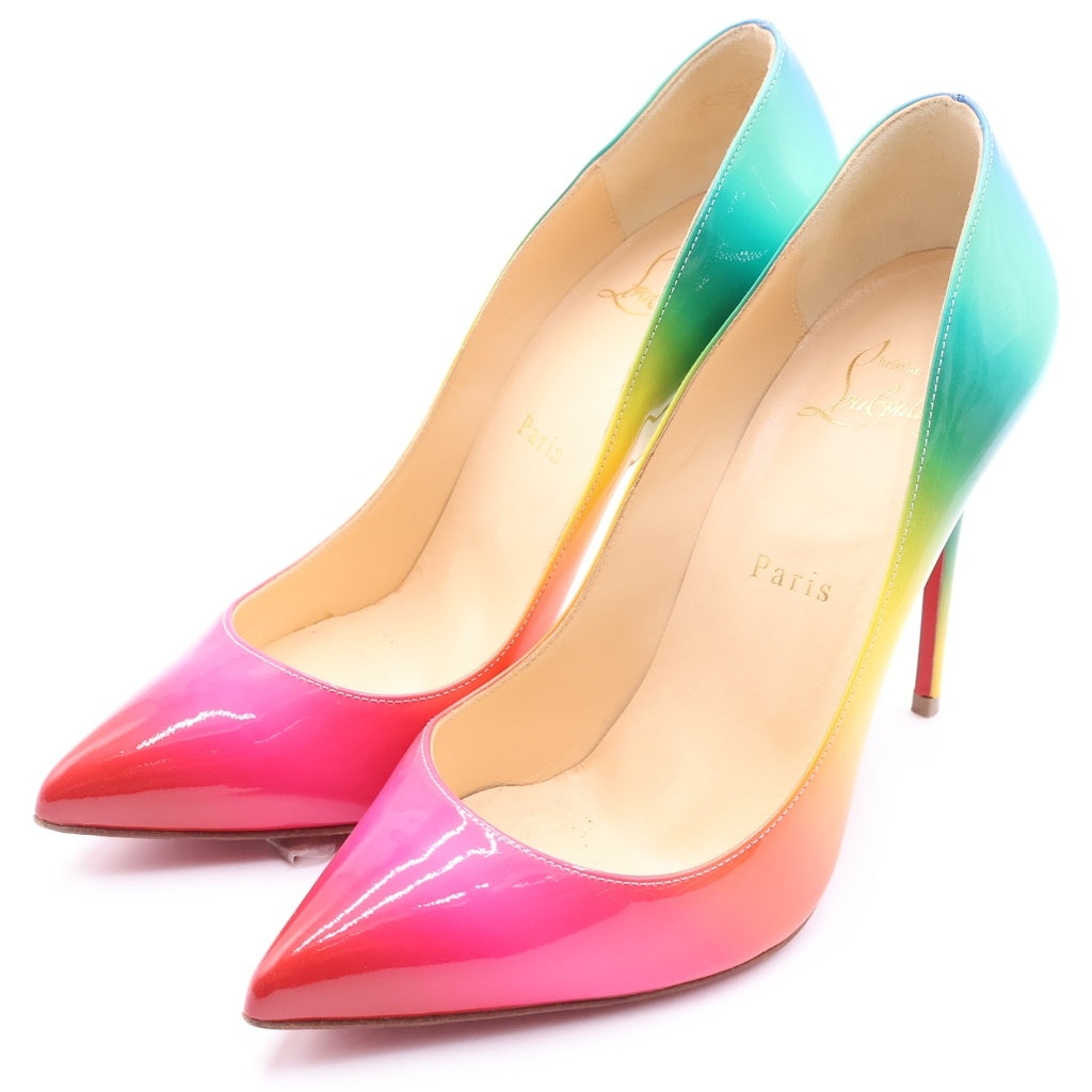 CHRISTIAN LOUBOUTIN(クリスチャンルブタン) グラデーションヒールシューズ マルチカラー #38 1/2 レディース