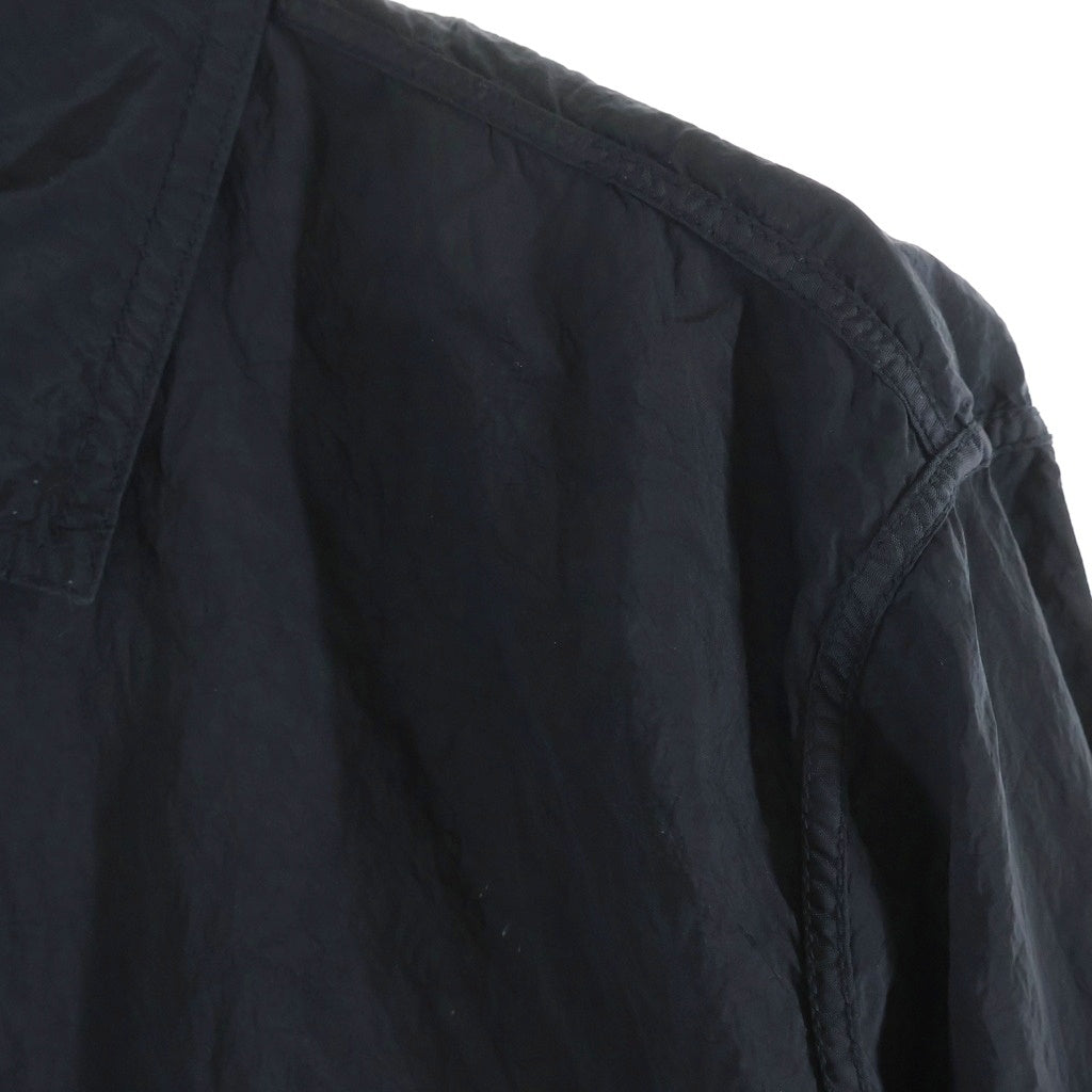 STONE ISLAND(ストーンアイランド) Nylon Metal Shirt Jacket ナイロン メタル シャツ ジャケット ワッペン ブラック 801511219