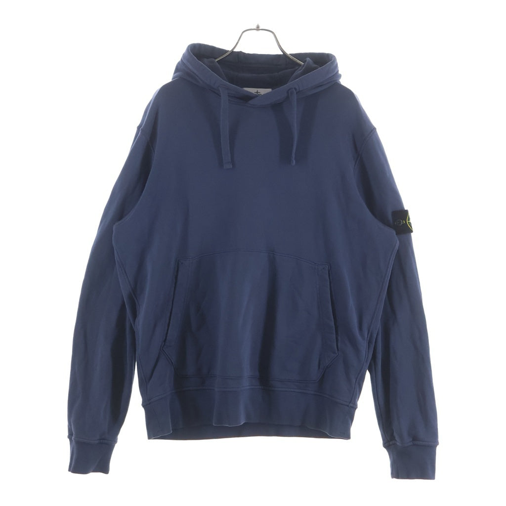 STONE ISLAND(ストーンアイランド) プルオーバー フーディー スウェット ワッペン ネイビー コットン