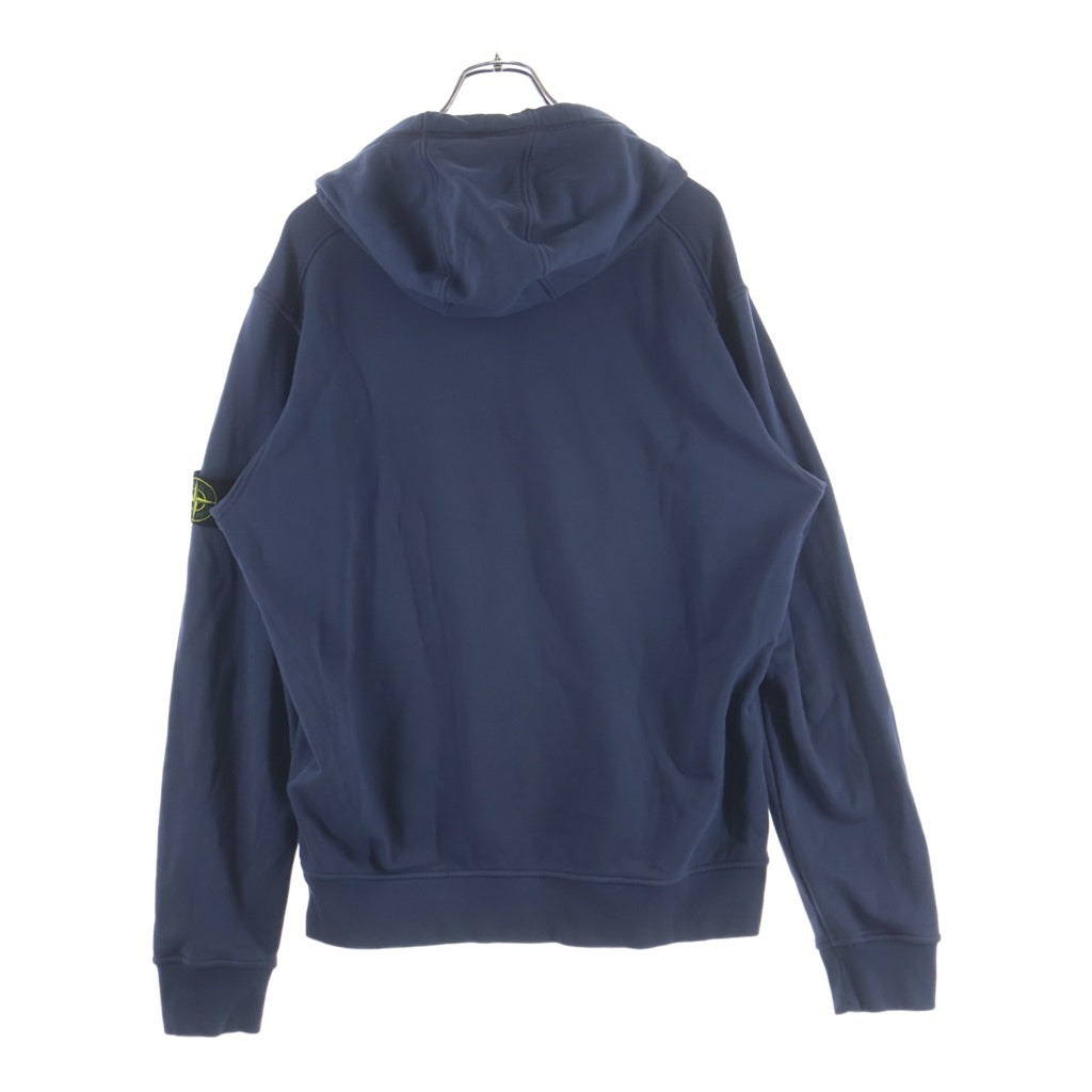 STONE ISLAND(ストーンアイランド) プルオーバー フーディー スウェット ワッペン ネイビー コットン