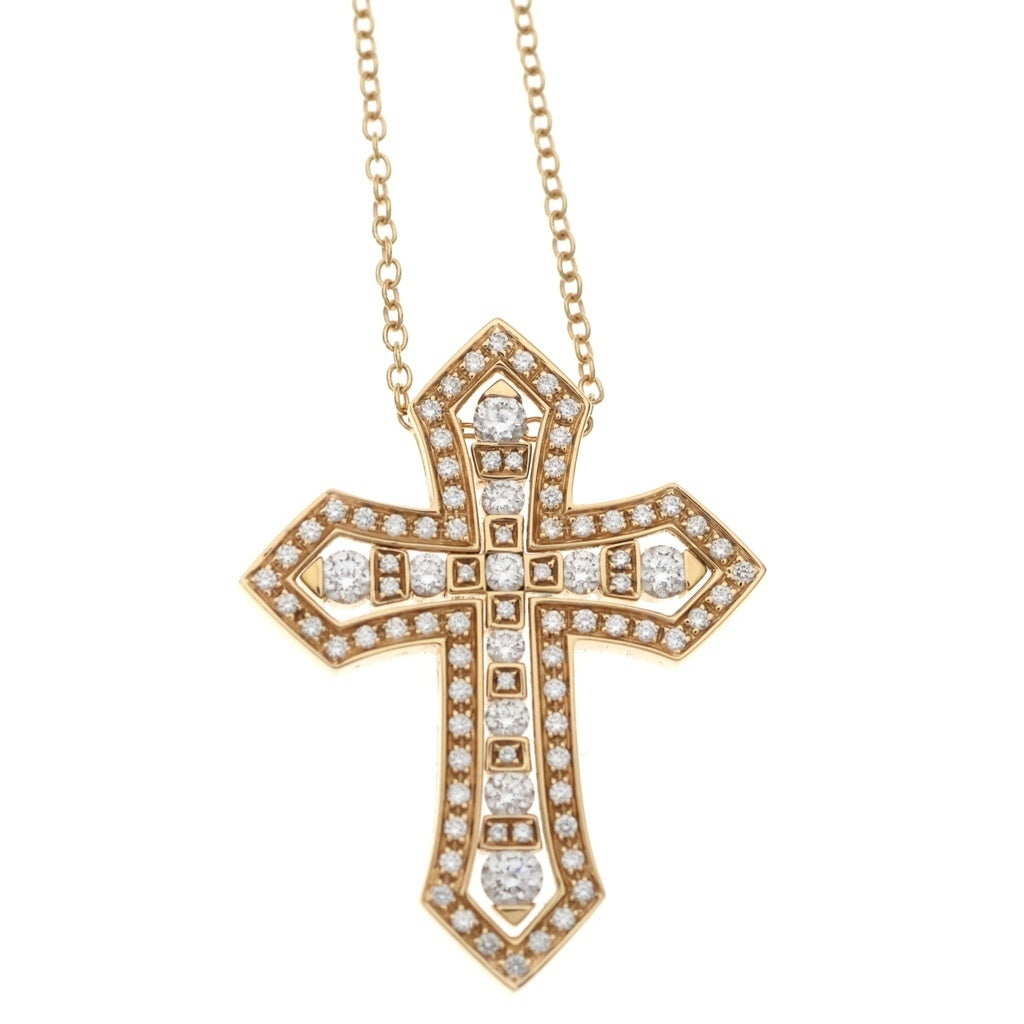 DAMIANI(ダミアーニ) ベルエポック クラウンL ダイヤ ネックレス ピンクゴールド 750PG 20689532 ジュエリー レディース
