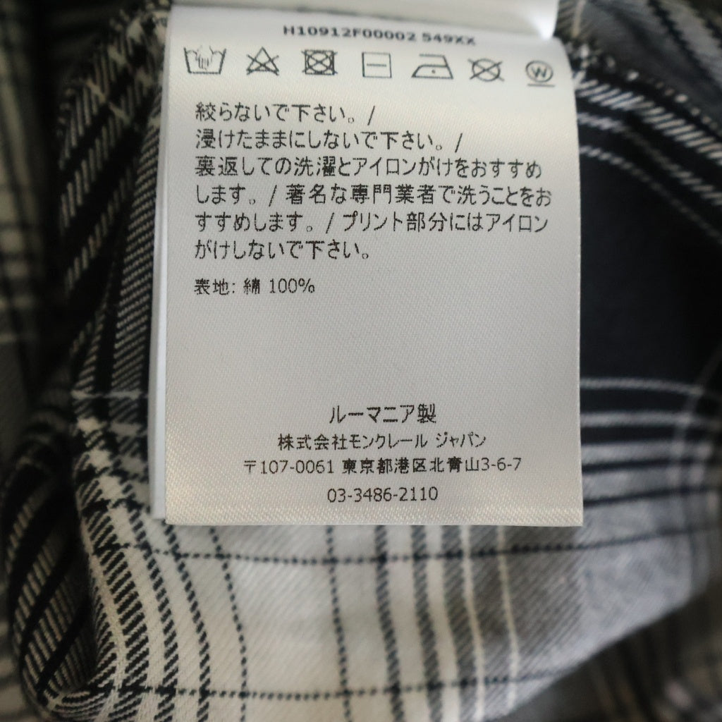 MONCLER(モンクレール) CAMICIA カミシア チェック 長袖シャツ