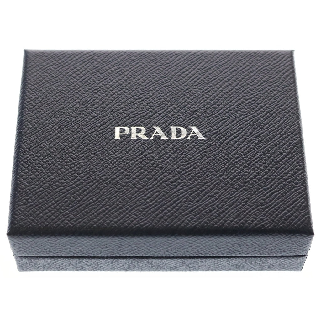 PRADA(プラダ) サフィアーノ トライアングルロゴ レザー カードホルダー カードケース パスケース 2MC025 ブラック レディース