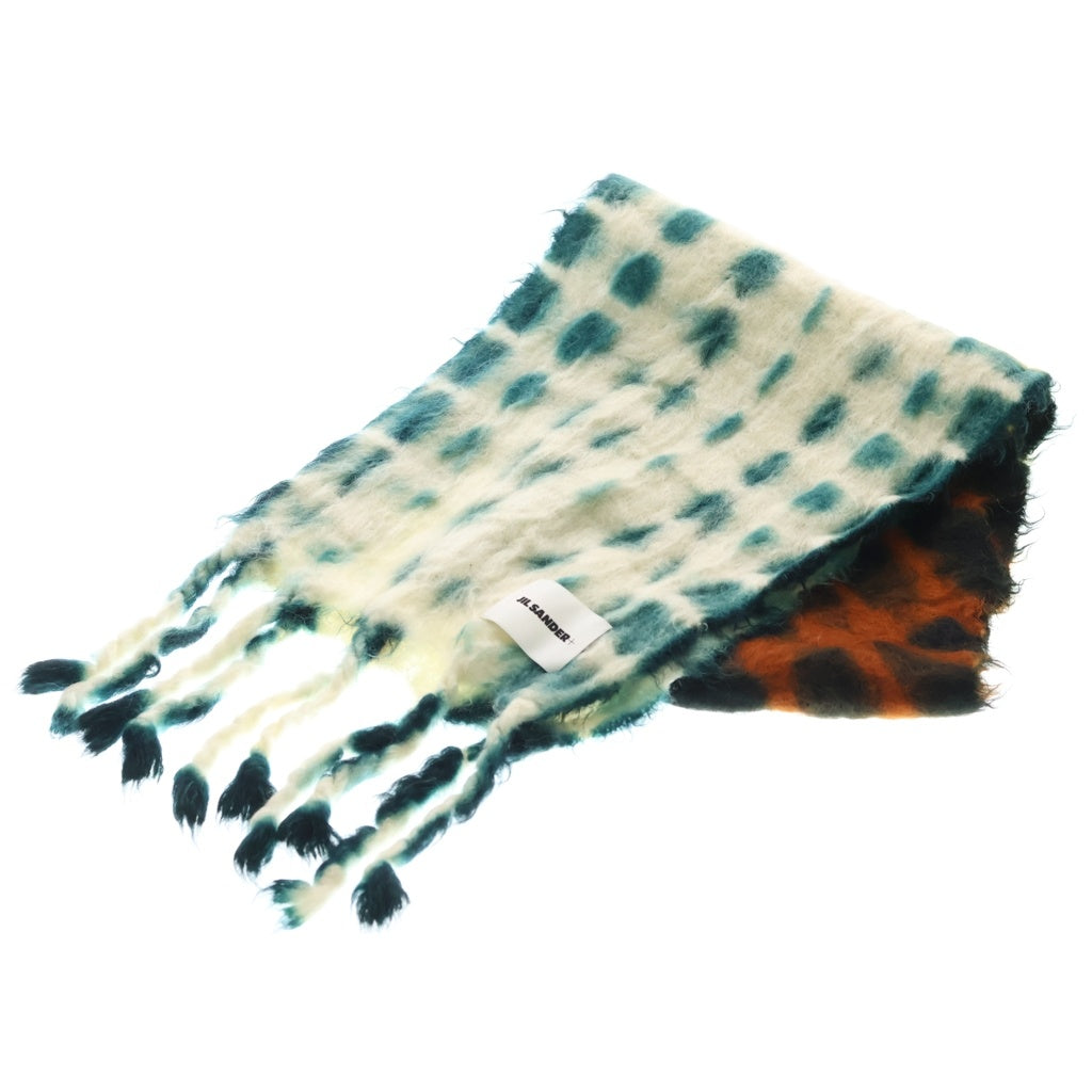JIL SANDER(ジルサンダー) TIE-DYE タイダイ モヘア フリンジスカーフ ストール マルチカラー J40TE0008 J40041 レディース
