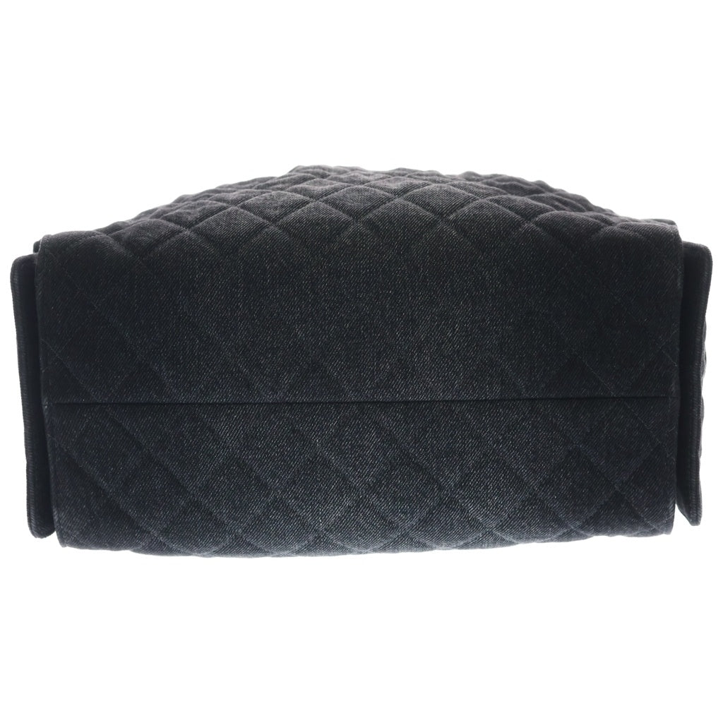 CHANEL(シャネル) シャネル25 スモールバッグ 黒 デニム GD金具 プレート AS5293 レディース
