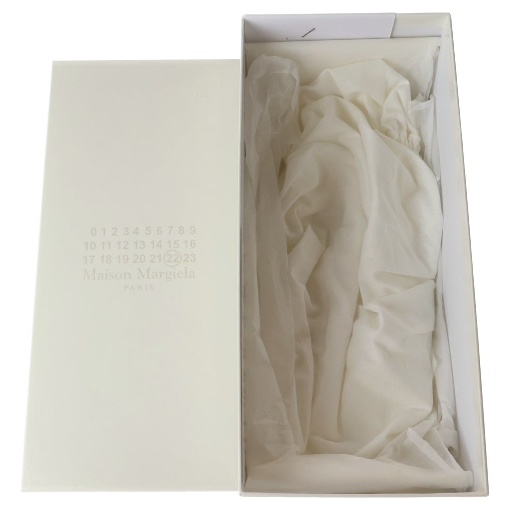 MM6 Maison Margiela(エムエムシックスメゾンマルジェラ) Tabi 足袋 タビ バレリーナ フラット レザー シューズ ブラック レディース