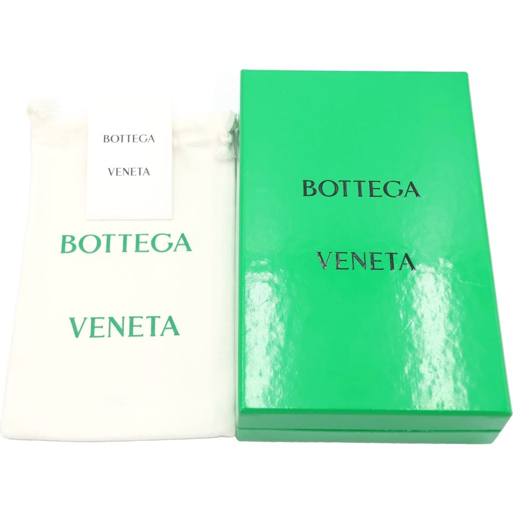 BOTTEGA VENETA(ボッテガヴェネタ) イントレチャート ロングウォレット 長財布 カードケース ブラウン×ライトブルー レザー