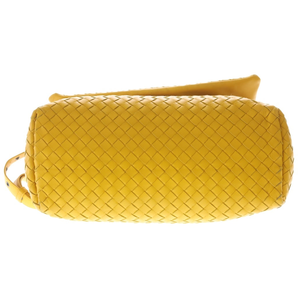 BOTTEGA VENETA(ボッテガヴェネタ) イントレチャート レザー ワンショルダーバッグ イエロー レディース