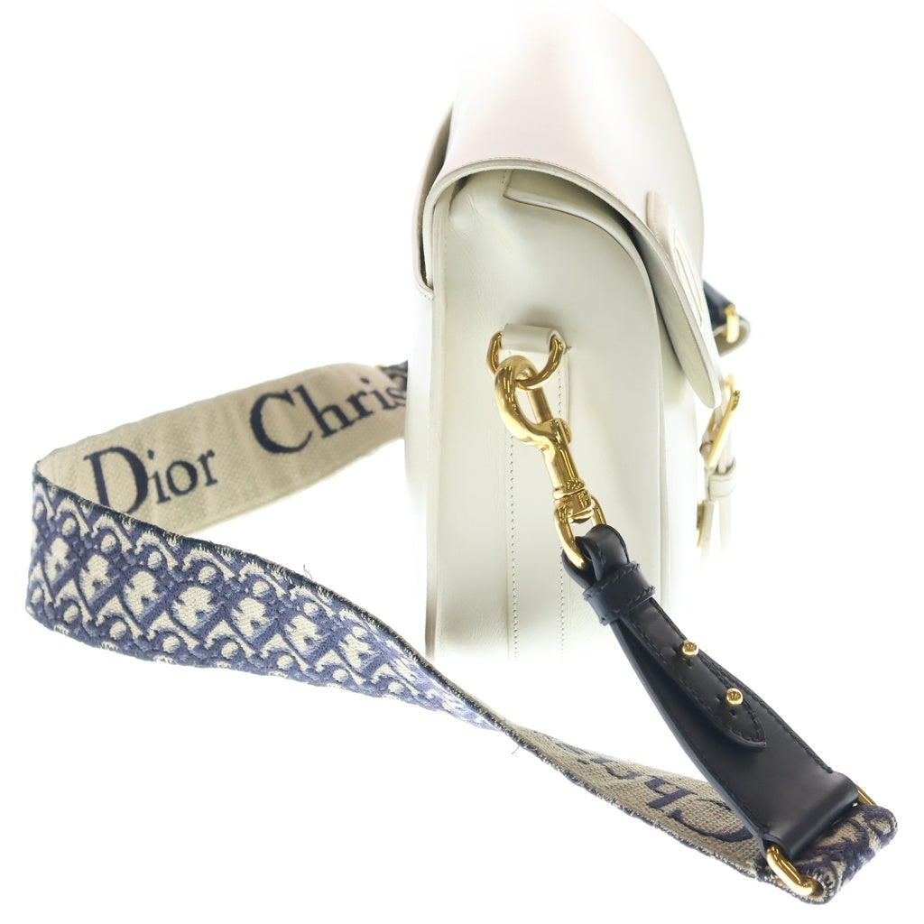 DIOR(ディオール) ボビー ラージ ショルダーバッグ CDロゴ レザー ゴールド金具 ホワイト M9320UMOB レディース