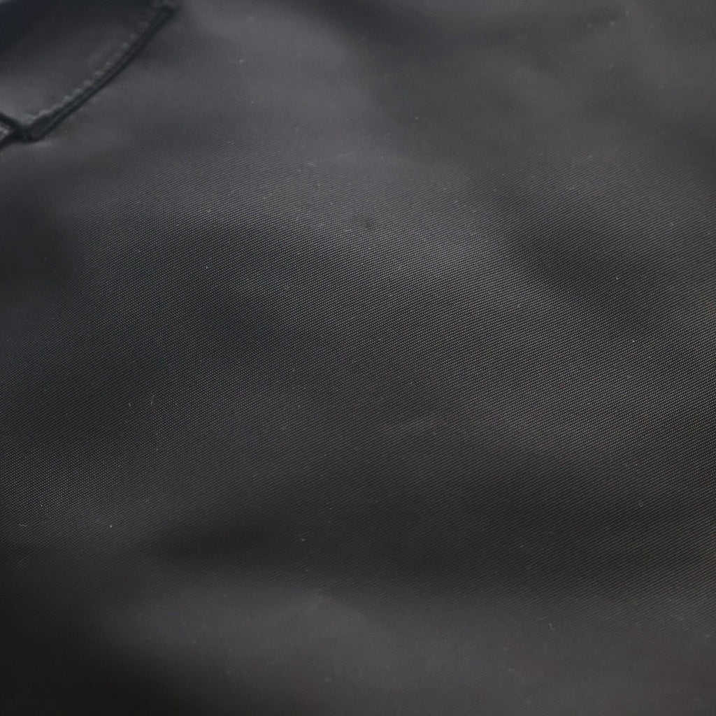 PRADA(プラダ) テスート トライアングルロゴ バックパック リュックサック ブラック ナイロン 2VZ062 シルバー金具