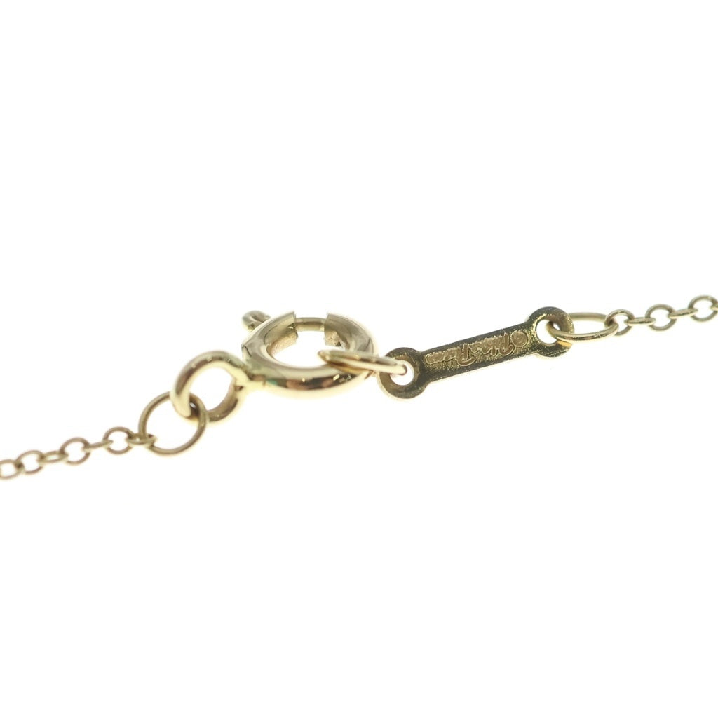 TIFFANY & Co.(ティファニー) パロマピカソ オリーブリーフペンダントネックレス ペンダント チェーン イエローゴールド×ホワイト K18YG 67544285 レディース