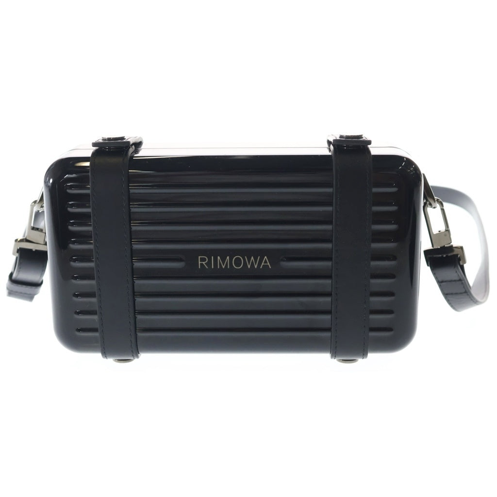 RIMOWA(リモワ) ERSONAL CROSSBODY BAG ALU アルミニウム クロスボディバッグ ショルダーバッグ ブラック 99011010 ブラック金具 レディース
