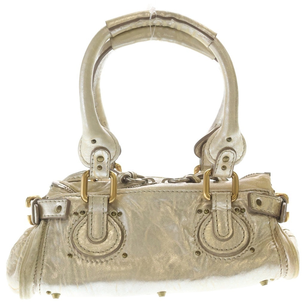 Chloe(クロエ) パディントン レザー ハンドバッグ ベージュ 3S0163-703 レディース