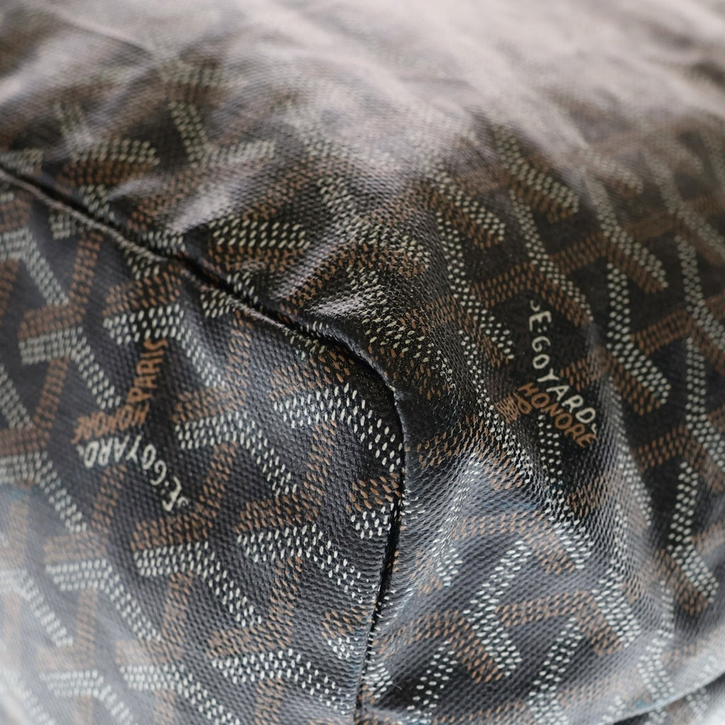 GOYARD(ゴヤール) サンルイPM トートバッグ ハンドバッグ ブラック レザー レディース