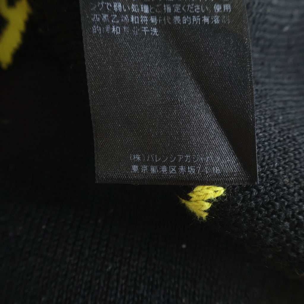 BALENCIAGA(バレンシアガ) 20AW ALLOVER LOGO CREWNECK KNIT クルーネック ニット セーター ロゴ イエロー 623283