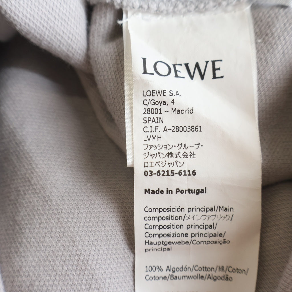 LOEWE(ロエベ) アナグラム スウェット セーター ウール コットン リブ ロゴ マルチカラー グレー S540Y07X59 レディース