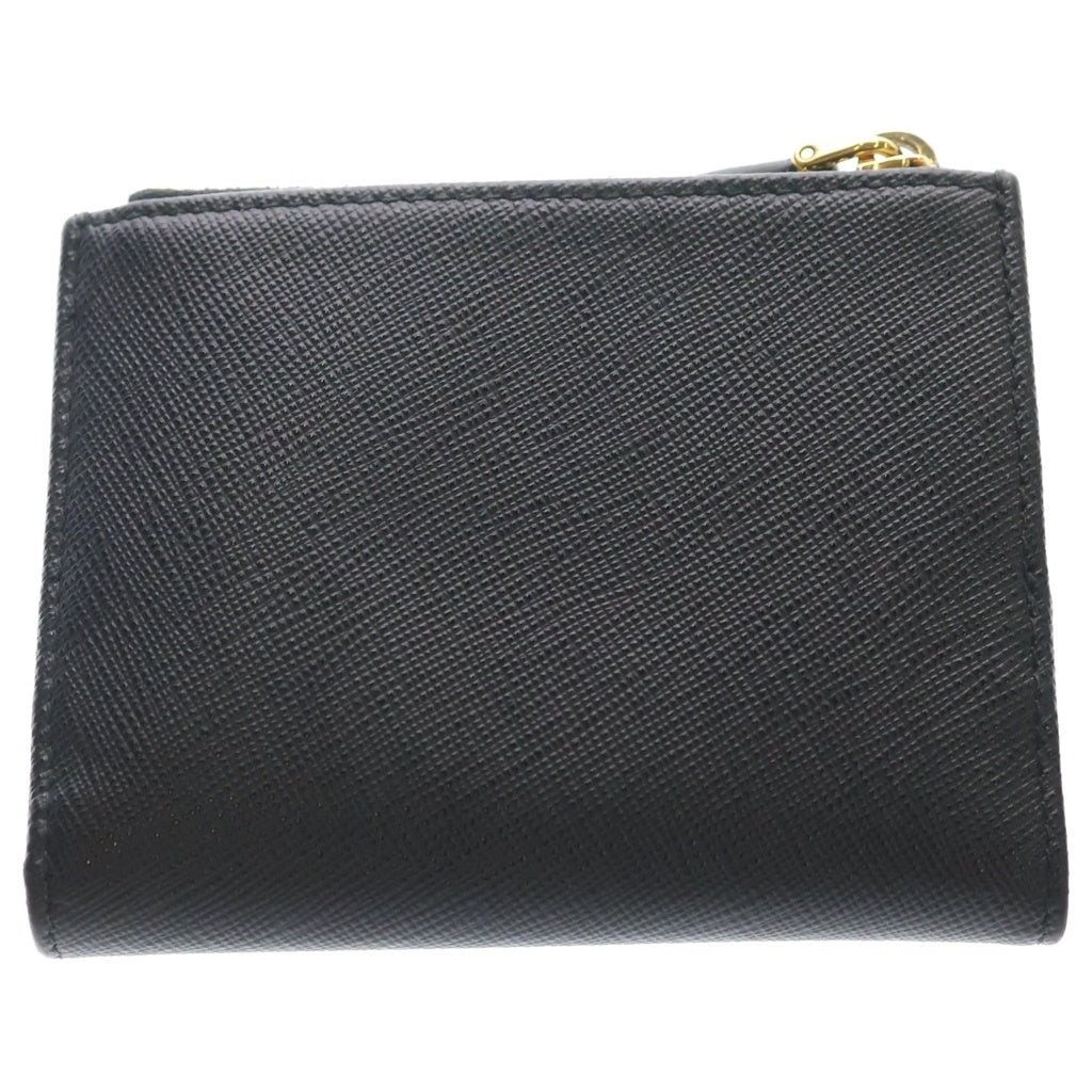 メンズ PRADA 二つ折り財布 ブラック