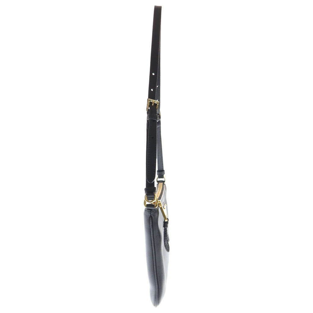 PRADA(プラダ) ショルダーバッグ ミニバッグ ブラック レザー 1BC238 ゴールド金具 レディース