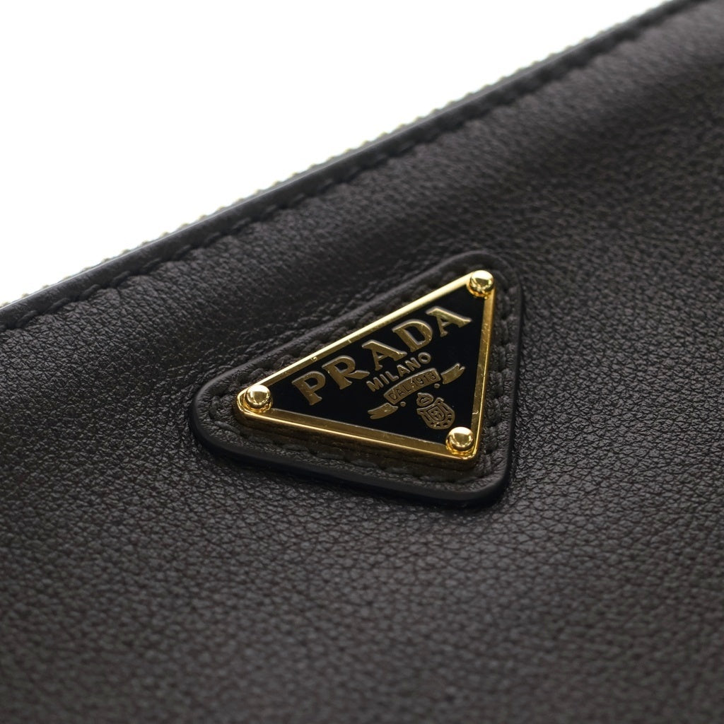 PRADA(プラダ) ショルダーバッグ ミニバッグ ブラック レザー 1BC238 ゴールド金具 レディース