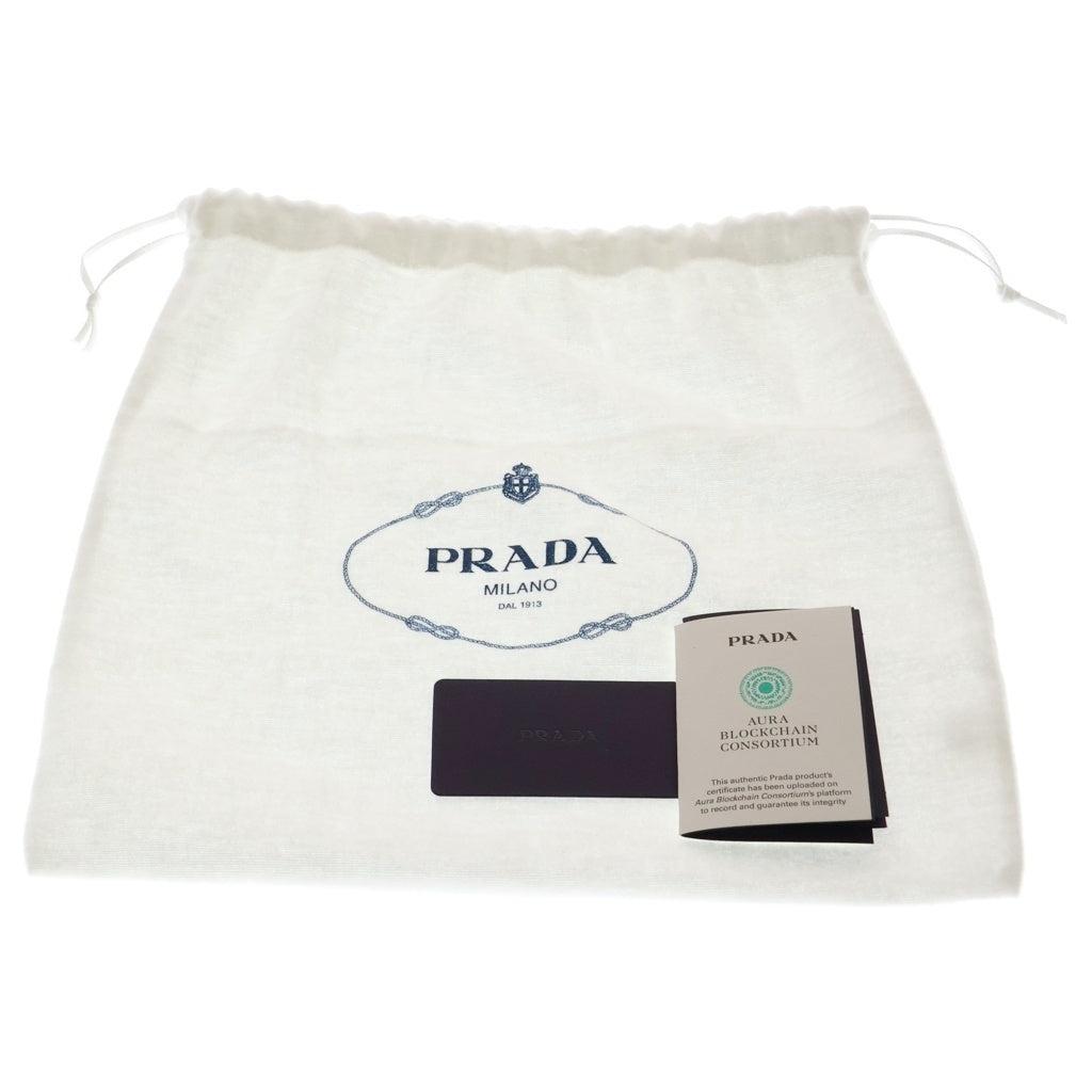 PRADA(プラダ) ショルダーバッグ ミニバッグ ブラック レザー 1BC238 ゴールド金具 レディース
