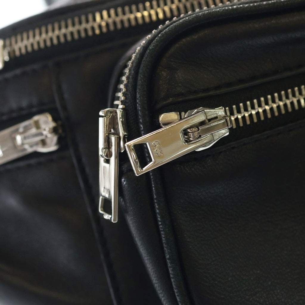 ALEXANDER WANG(アレキサンダーワン) Attica Soft Fanny Pack ファニーパック ショルダーバッグ レザー ブラック レディース