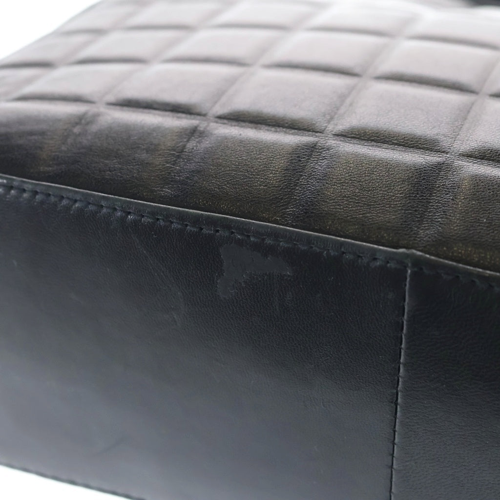 CHANEL(シャネル) ココマーク チョコバー ショルダーバッグ ラムスキン ゴールド金具 ブラック A17365 レディース