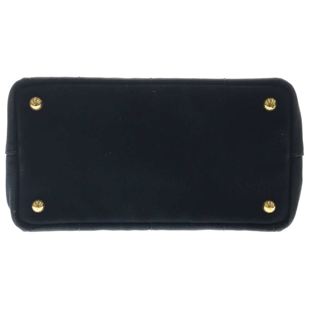 PRADA(プラダ) カナパ トートバック ハンドバック キャンバス ブラック 1BG439 レディース