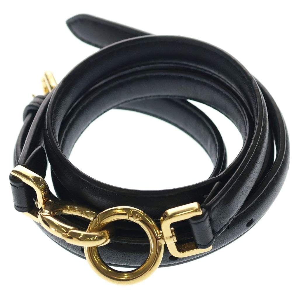 FENDI(フェンディ) ピーカブー アイシーユー プチ カーフレザー ゴールド金具 2WAY ハンドバッグ ショルダーバッグ ブラック 8BN335 レディース